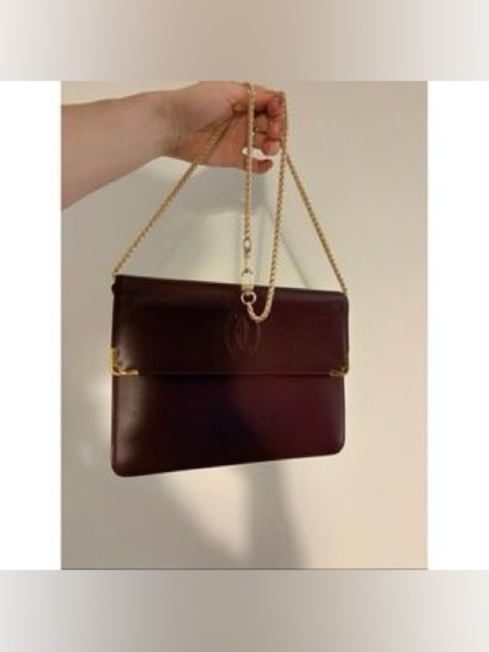 ✨$1610 Vintage Cartier Clutch Bag Portfolio Document Laptop iPad Case